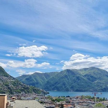 Lugano Lakeview Apartment With Self Check-In & Private Parking On Request Exterior photo