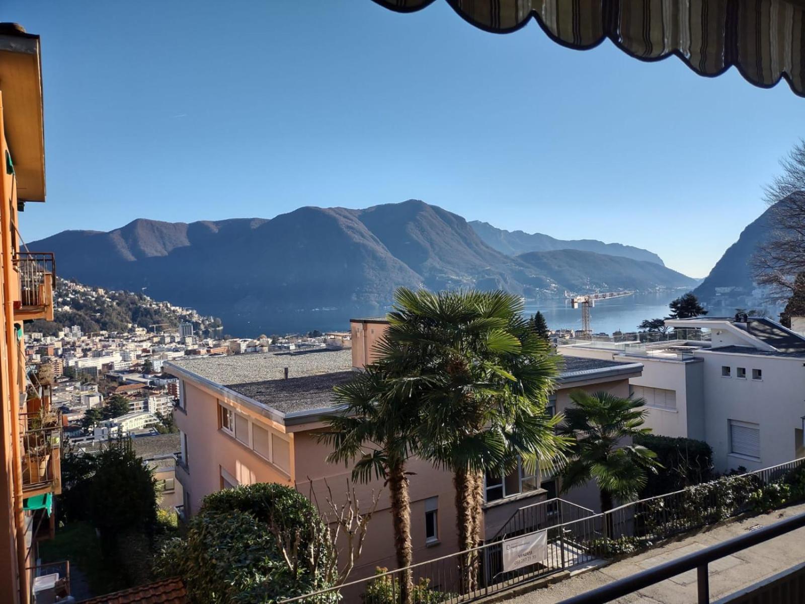 Lugano Lakeview Apartment With Self Check-In & Private Parking On Request Exterior photo