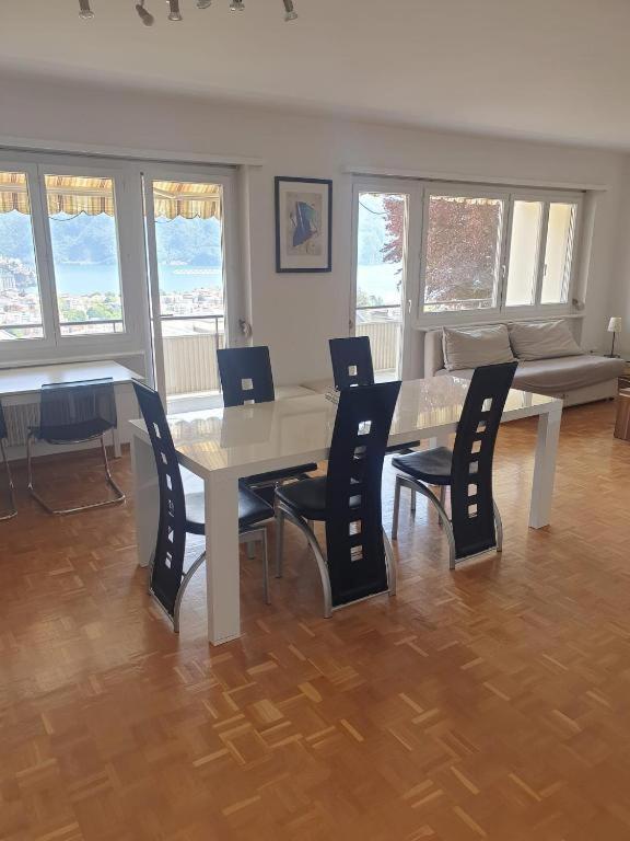 Lugano Lakeview Apartment With Self Check-In & Private Parking On Request Exterior photo